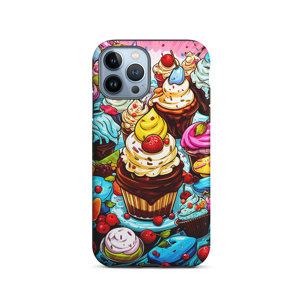 Sweet Desserts Food Doodle iPhone 14 Pro Case