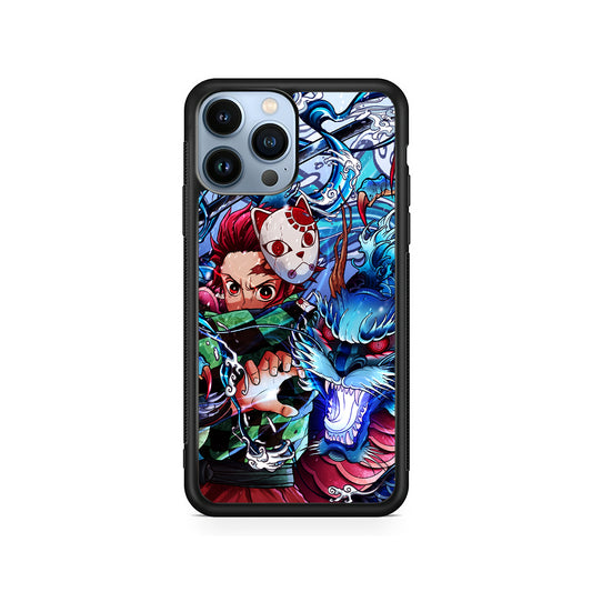 Tanjiro Kamado Kimetsu No Yaiba iPhone 15 Pro Case