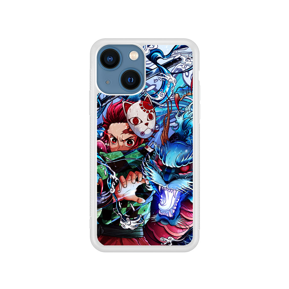 Tanjiro Kamado Kimetsu No Yaiba iPhone 15 Plus Case