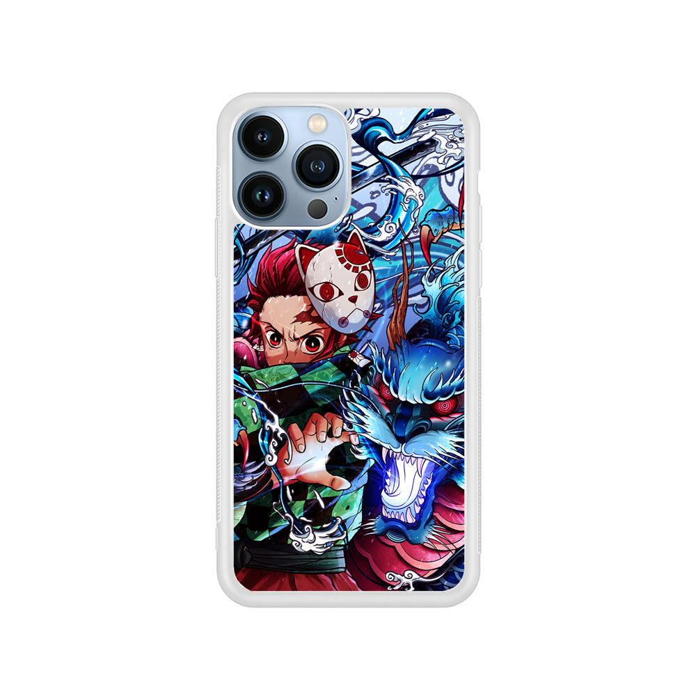 Tanjiro Kamado Kimetsu No Yaiba iPhone 15 Pro Case