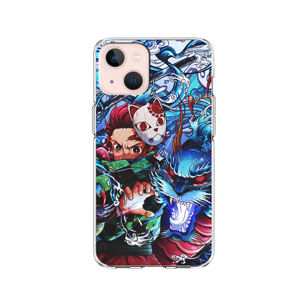 Tanjiro Kamado Kimetsu No Yaiba iPhone 15 Plus Case