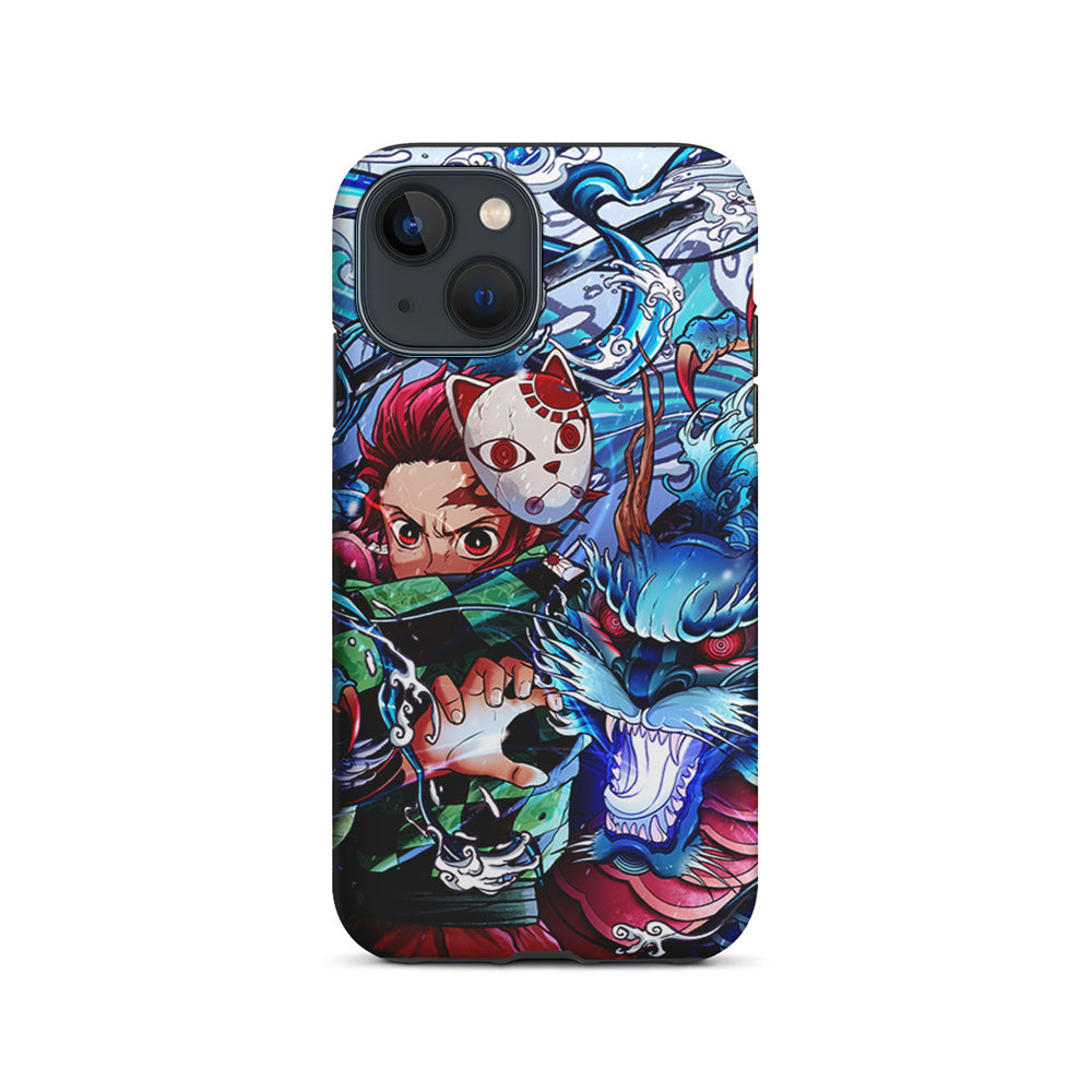 Tanjiro Kamado Kimetsu No Yaiba iPhone 15 Plus Case