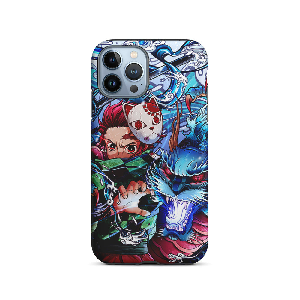 Tanjiro Kamado Kimetsu No Yaiba iPhone 15 Pro Case