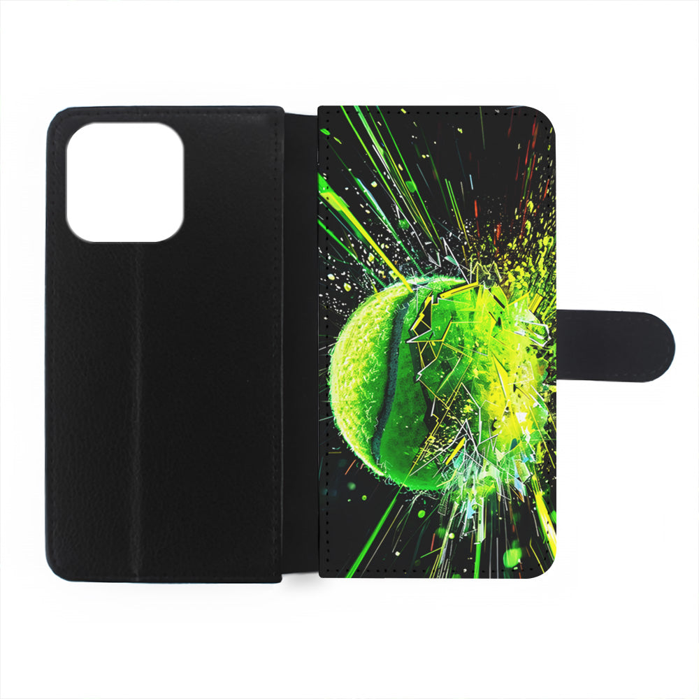 Tennis Ball Breaks Glass iPhone 15 Plus Case