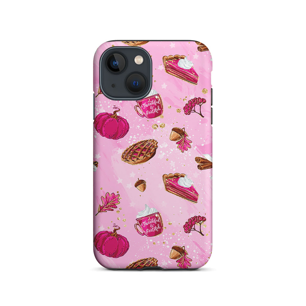 Thanksgiving Pink Aesthetic iPhone 15 Plus Case