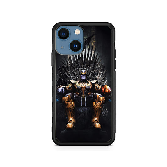 Thanos Sits On The Iron Throne iPhone 15 Plus Case