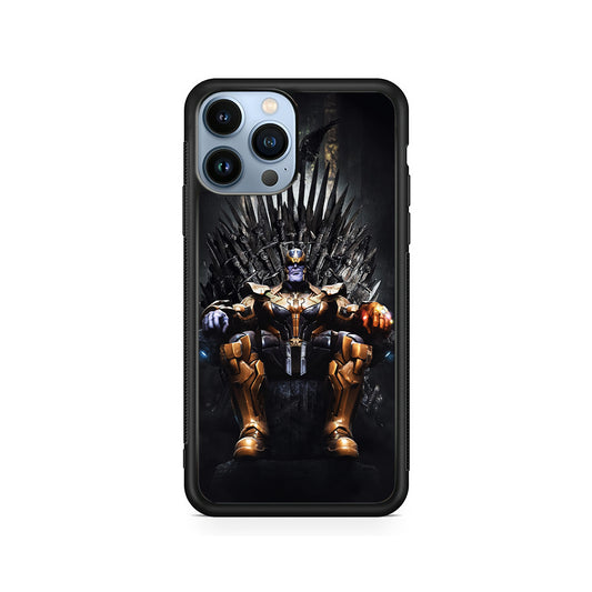 Thanos Sits On The Iron Throne iPhone 14 Pro Case