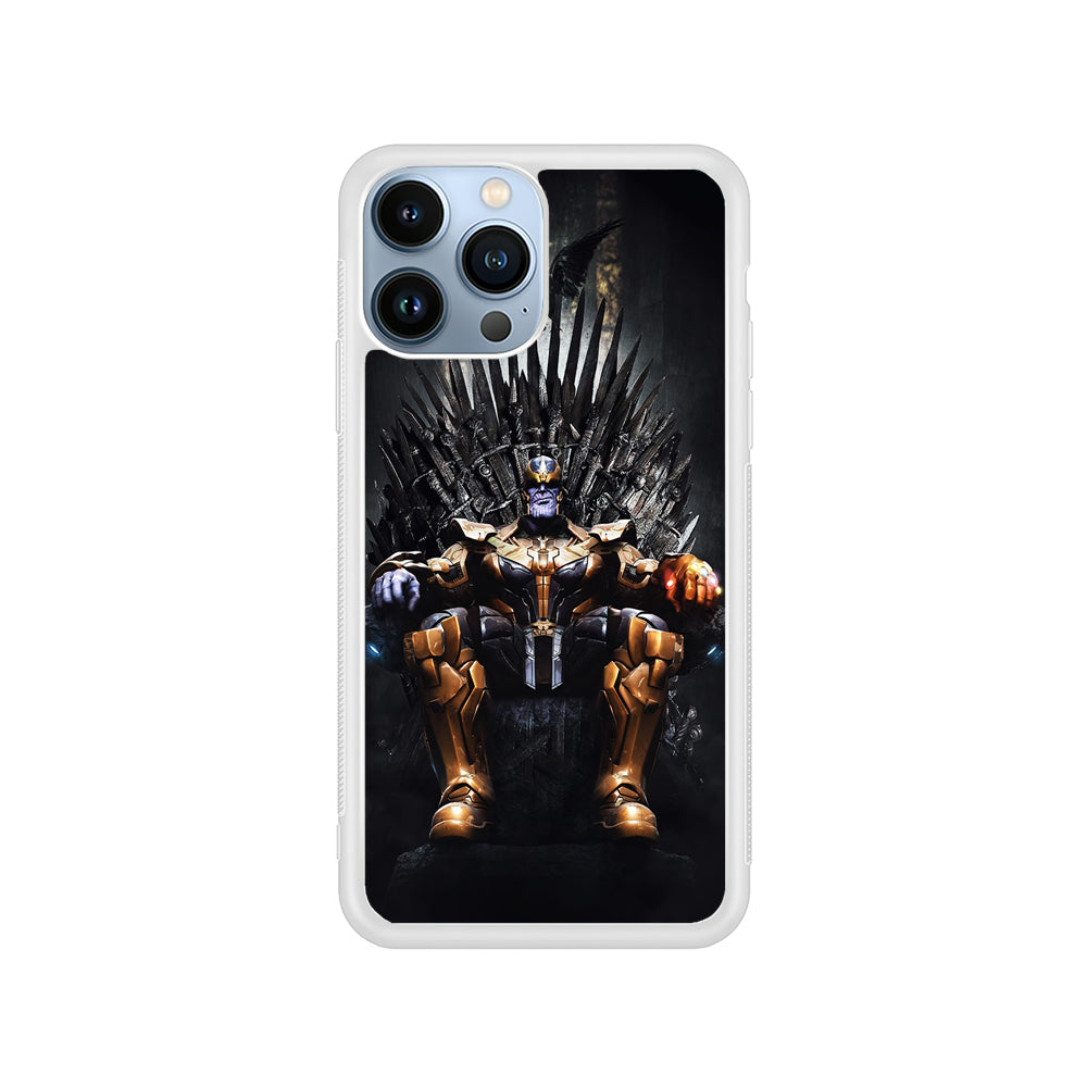 Thanos Sits On The Iron Throne iPhone 14 Pro Case