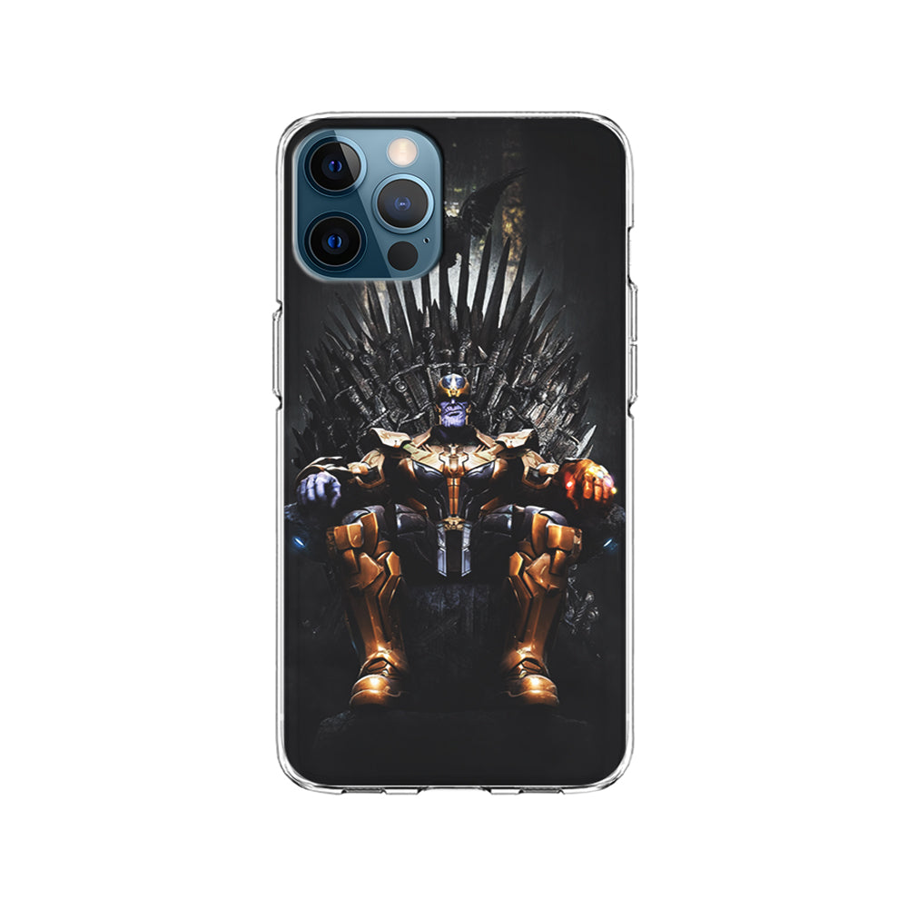 Thanos Sits On The Iron Throne iPhone 14 Pro Case