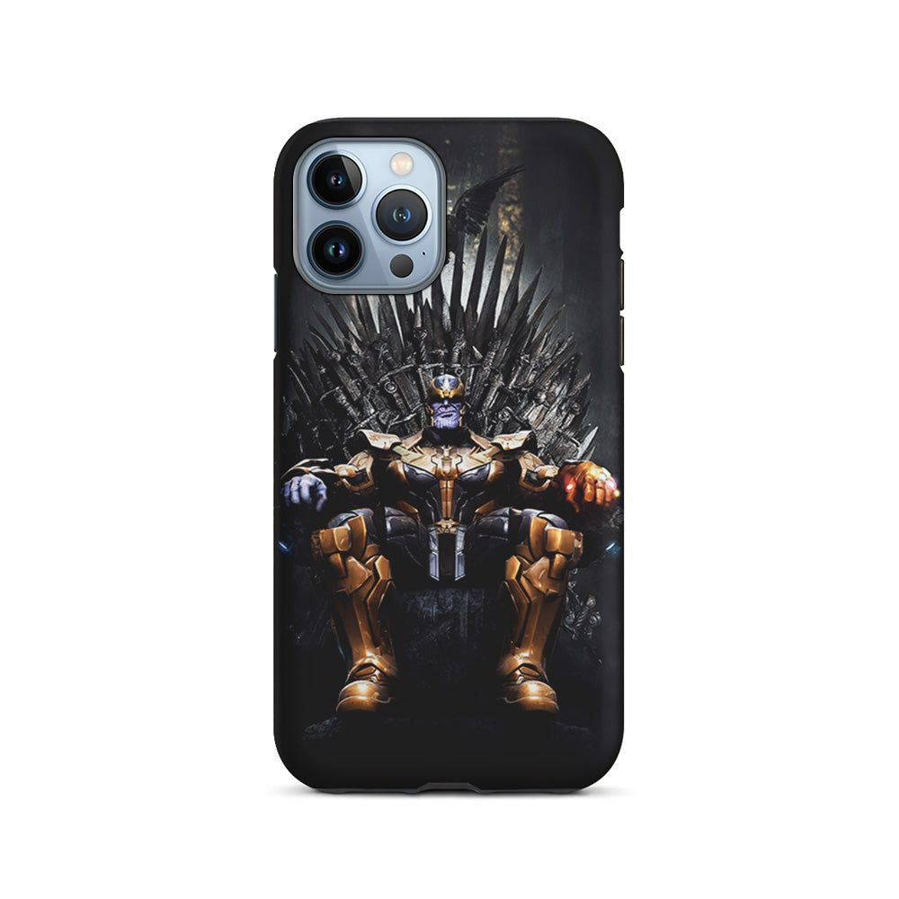 Thanos Sits On The Iron Throne iPhone 14 Pro Case