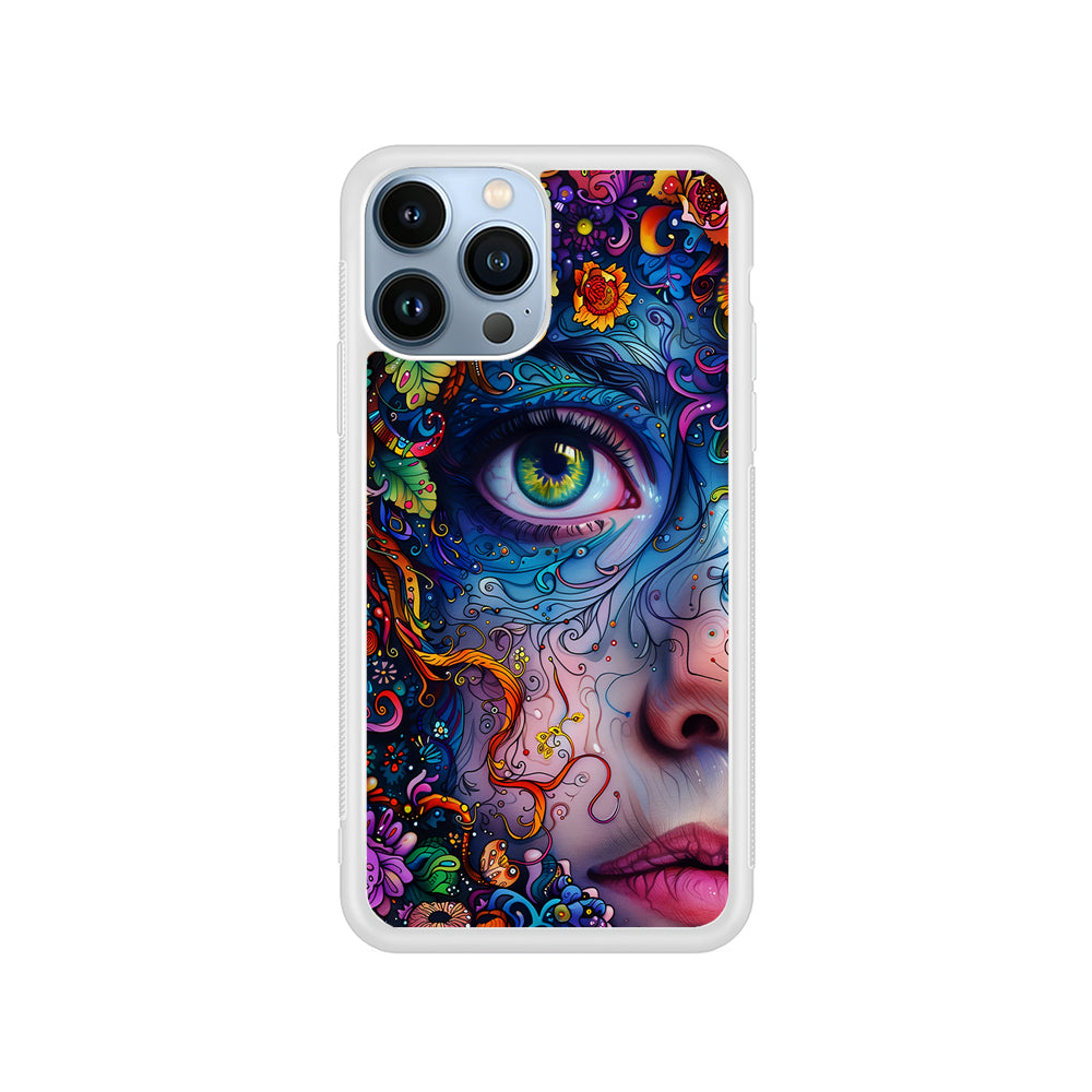 The Flower Fairy Girl Face iPhone 14 Pro Case