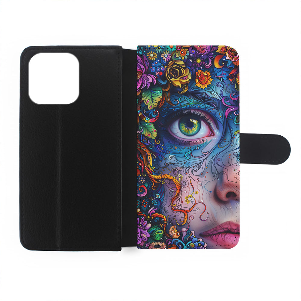 The Flower Fairy Girl Face iPhone 15 Plus Case