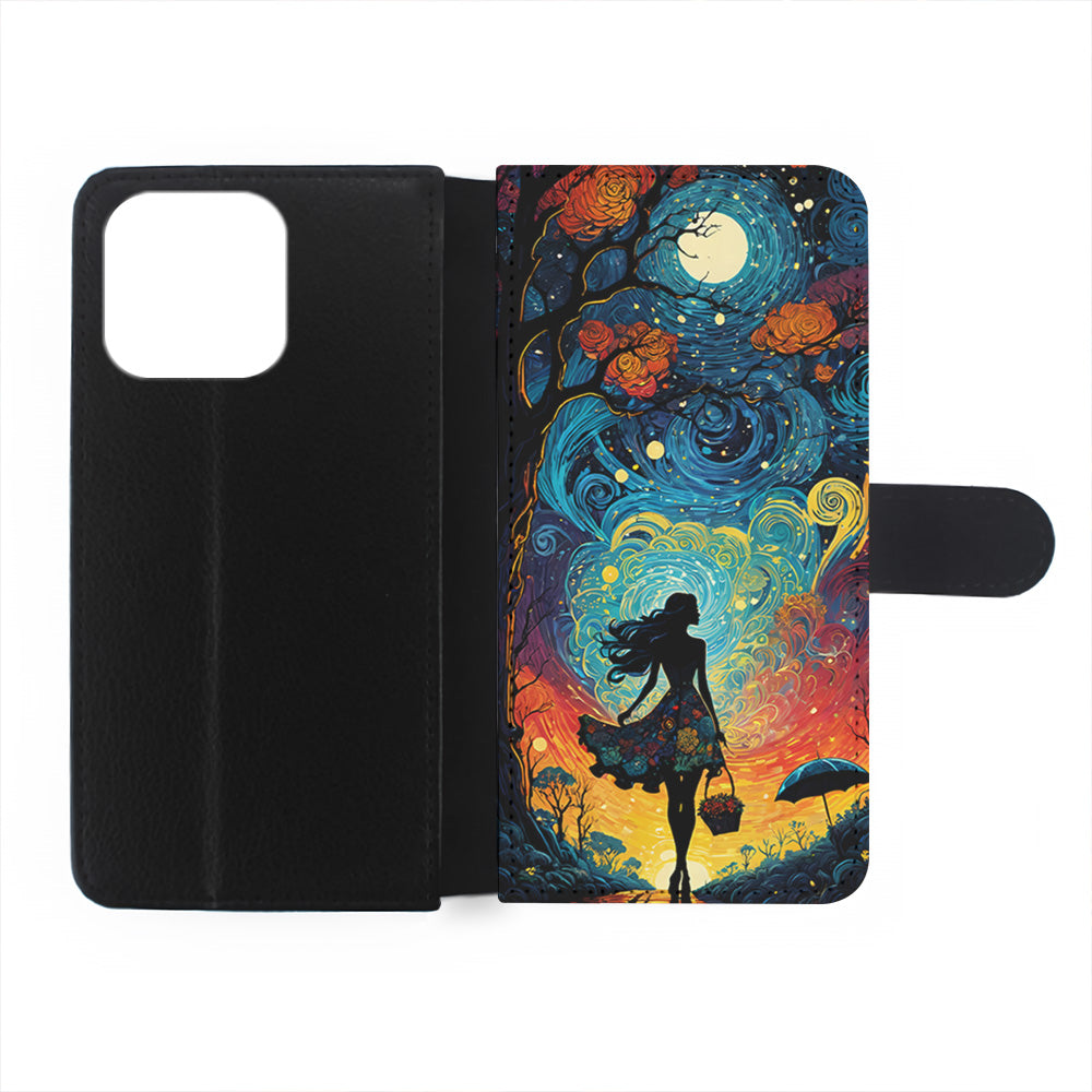 The Girl with The Moon iPhone 15 Plus Case