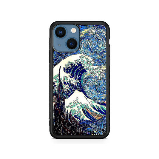 The Great Wave The Starry Night iPhone 15 Plus Case