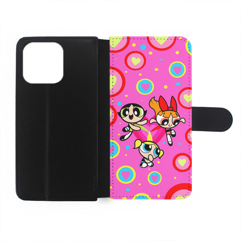 The Powerpuff Girls Love Pattern iPhone 15 Plus Case