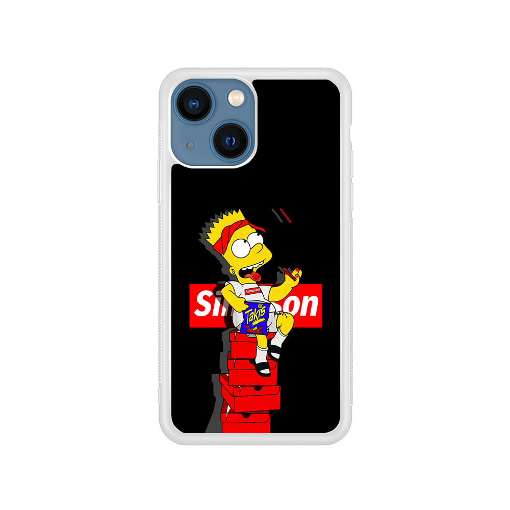 The Stylish Bart Simpson iPhone 15 Plus Case