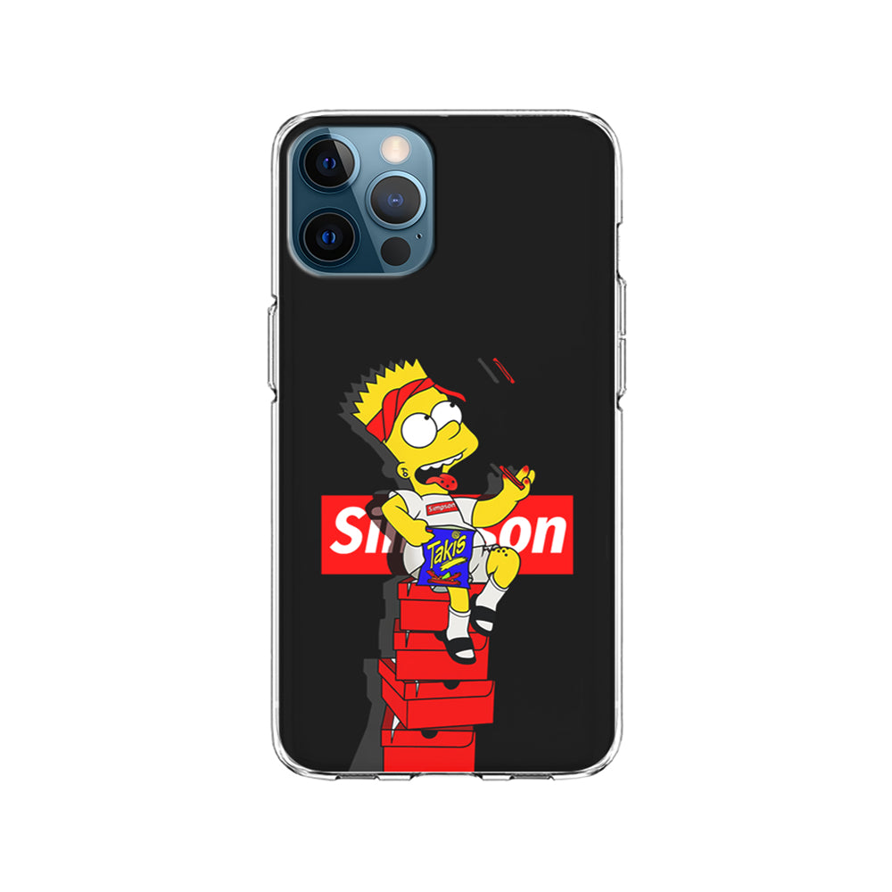 The Stylish Bart Simpson iPhone 14 Pro Case