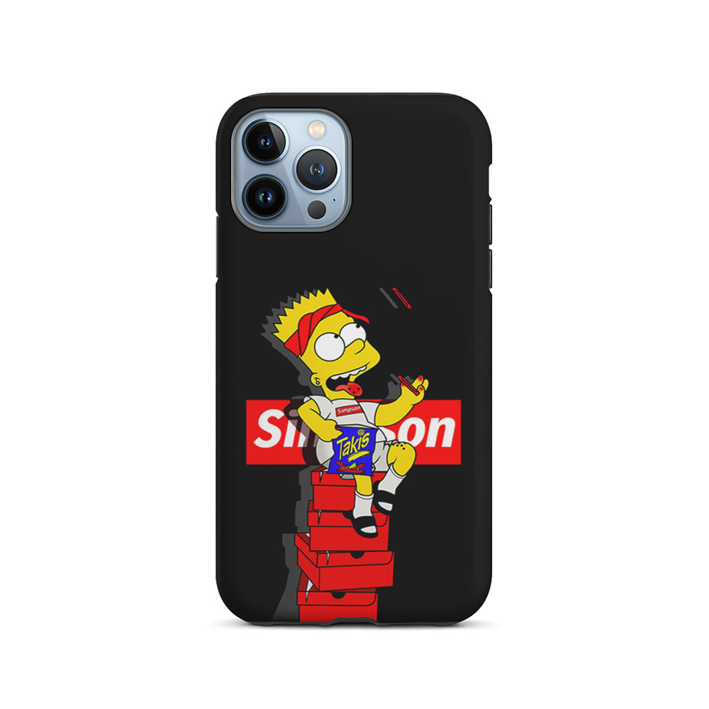 The Stylish Bart Simpson iPhone 14 Pro Case