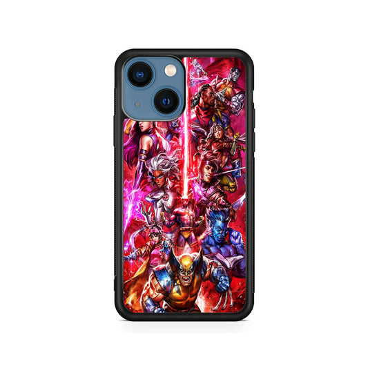 The X-Men vs Magneto Art iPhone 15 Plus Case