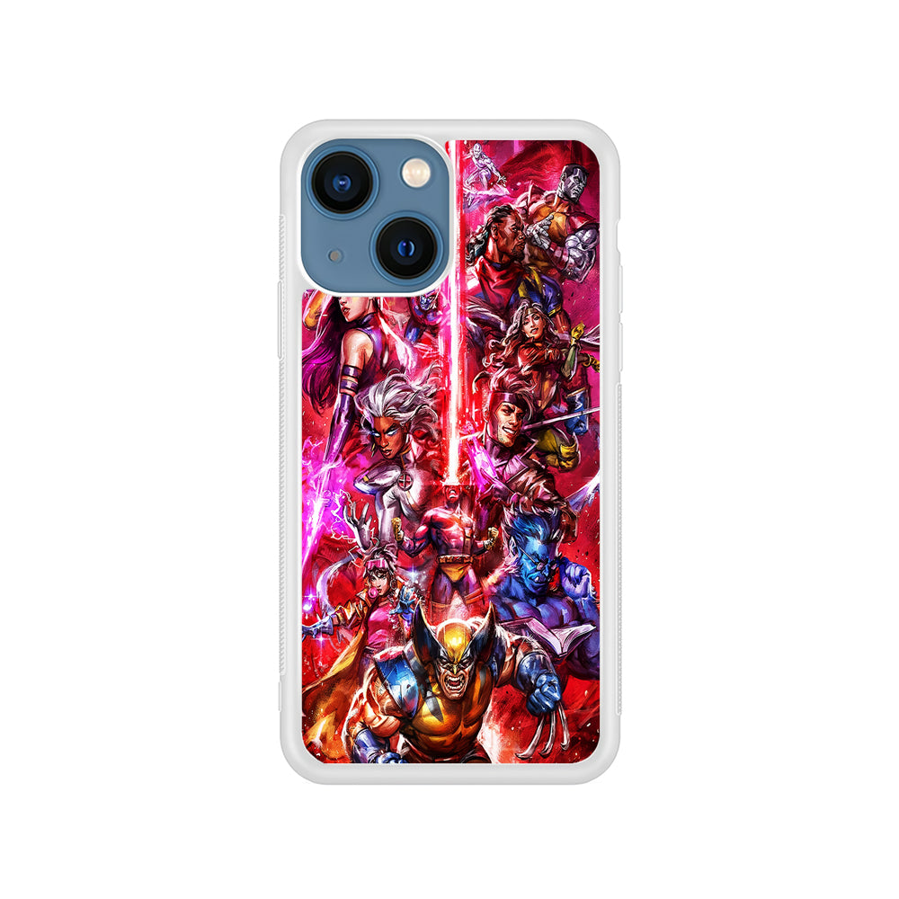 The X-Men vs Magneto Art iPhone 15 Plus Case