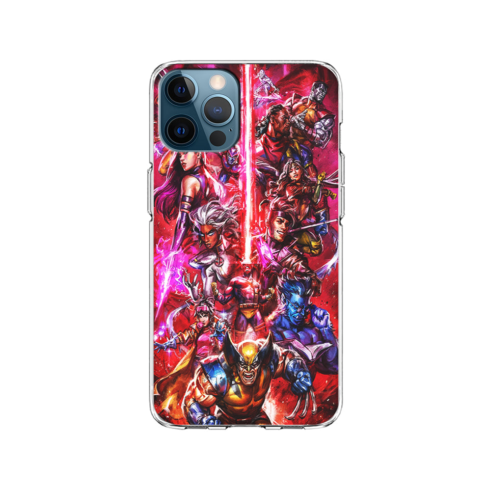 The X-Men vs Magneto Art iPhone 15 Pro Case