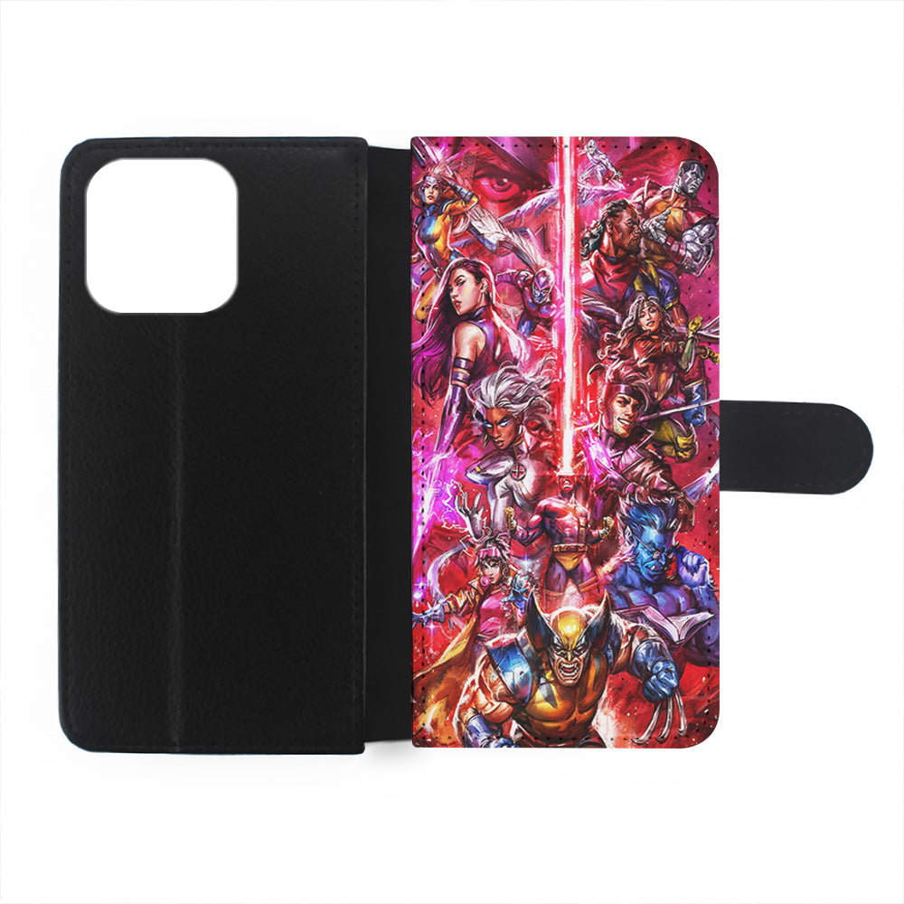 The X-Men vs Magneto Art iPhone 15 Plus Case