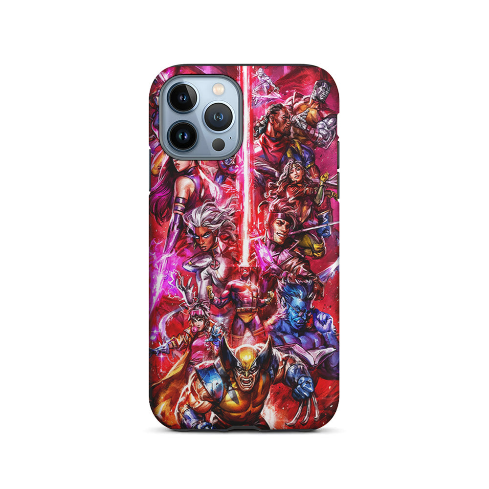 The X-Men vs Magneto Art iPhone 15 Pro Case