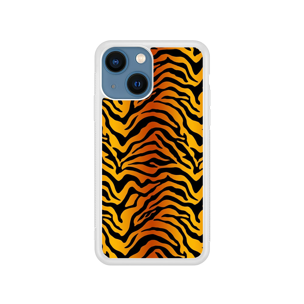 Tiger Stripe Skin Pattern iPhone 15 Plus Case