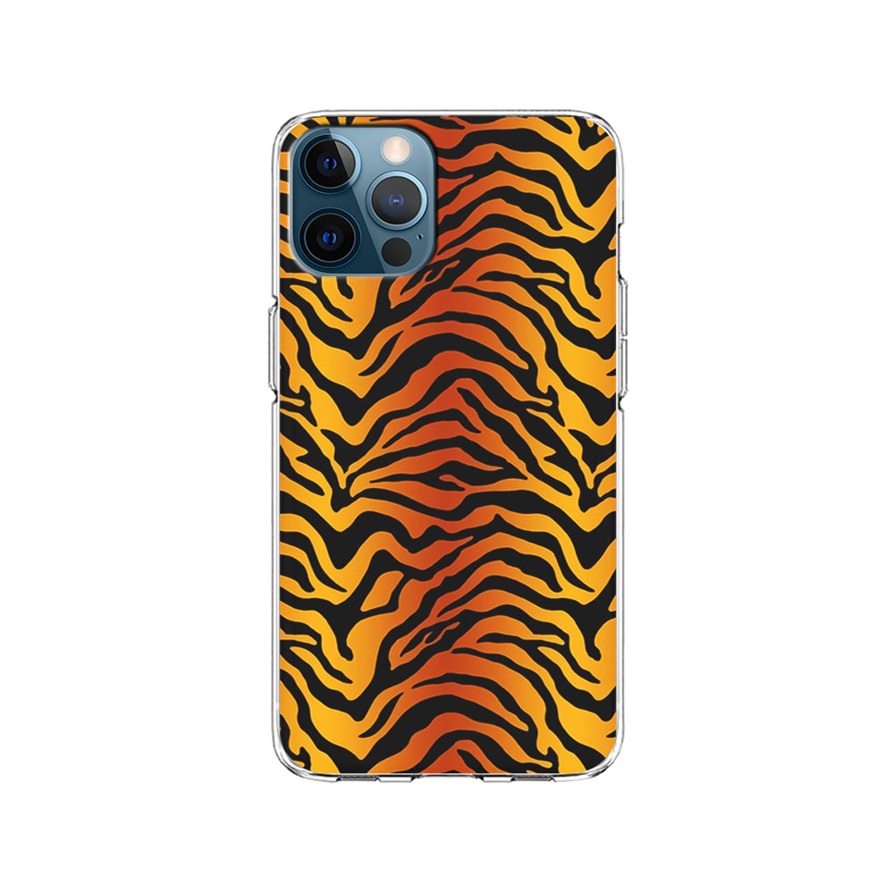 Tiger Stripe Skin Pattern iPhone 14 Pro Case