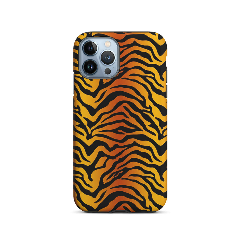 Tiger Stripe Skin Pattern iPhone 14 Pro Case