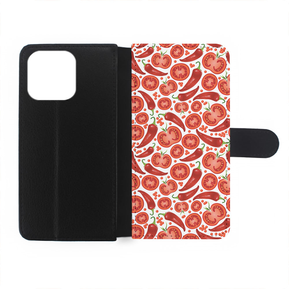 Tomatoes and Chili Peppers iPhone 15 Plus Case