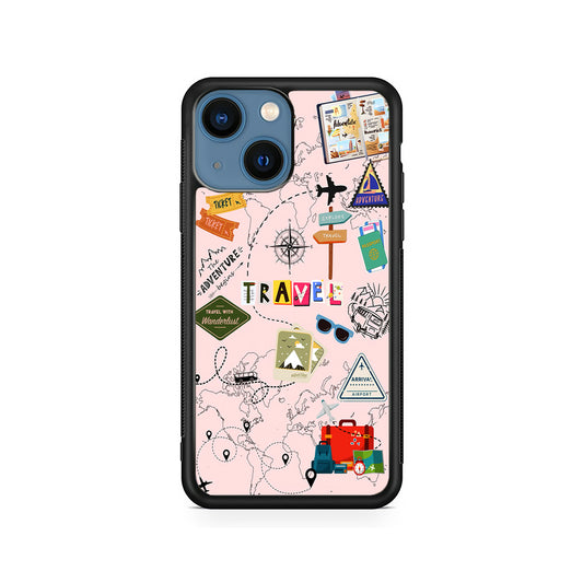 Travel and Adventure Tourism iPhone 15 Plus Case