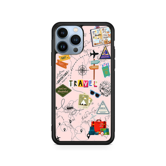 Travel and Adventure Tourism iPhone 14 Pro Case