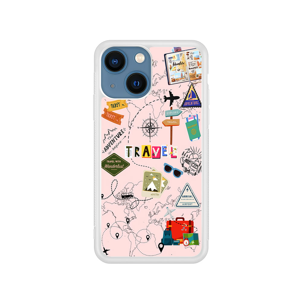 Travel and Adventure Tourism iPhone 15 Plus Case