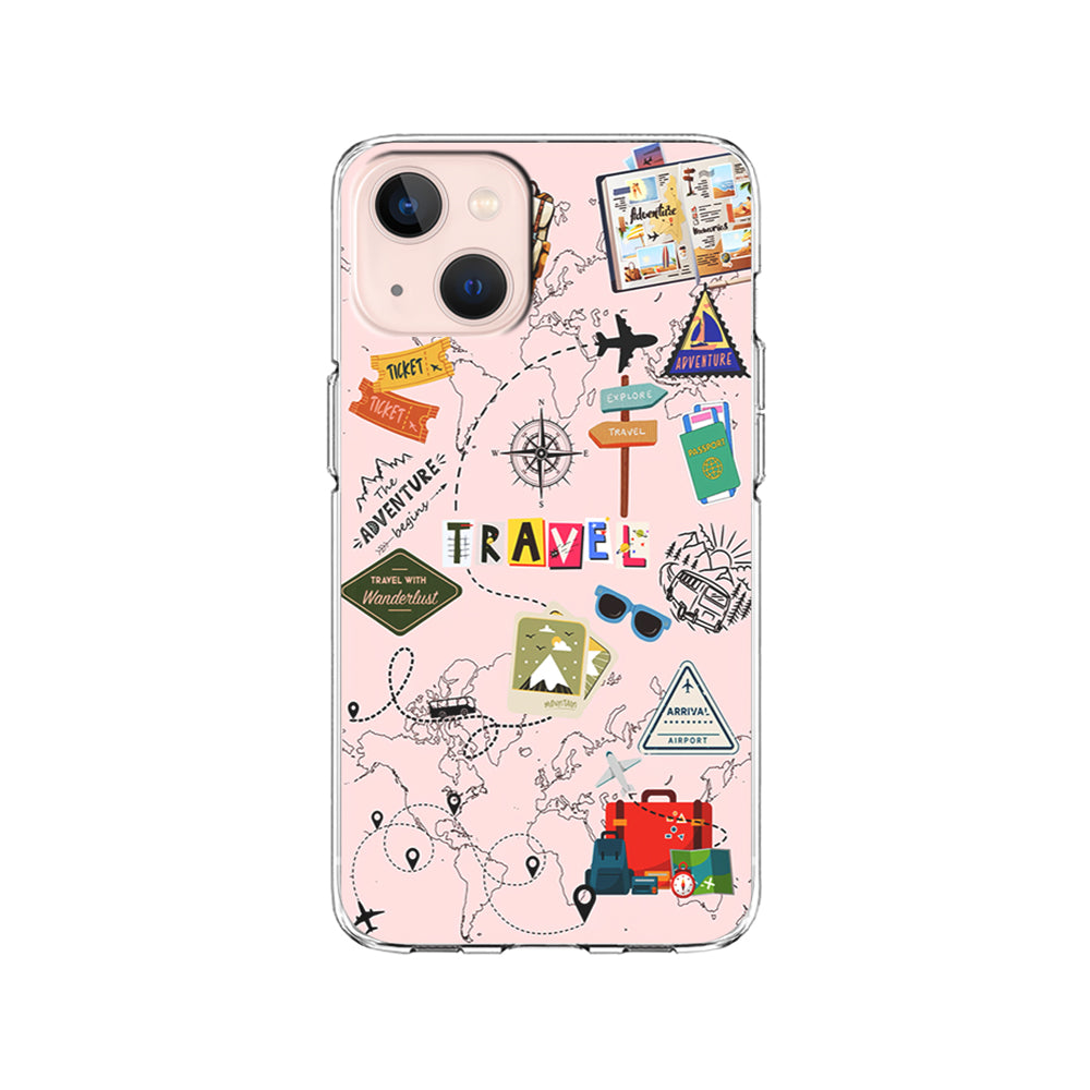 Travel and Adventure Tourism iPhone 15 Plus Case