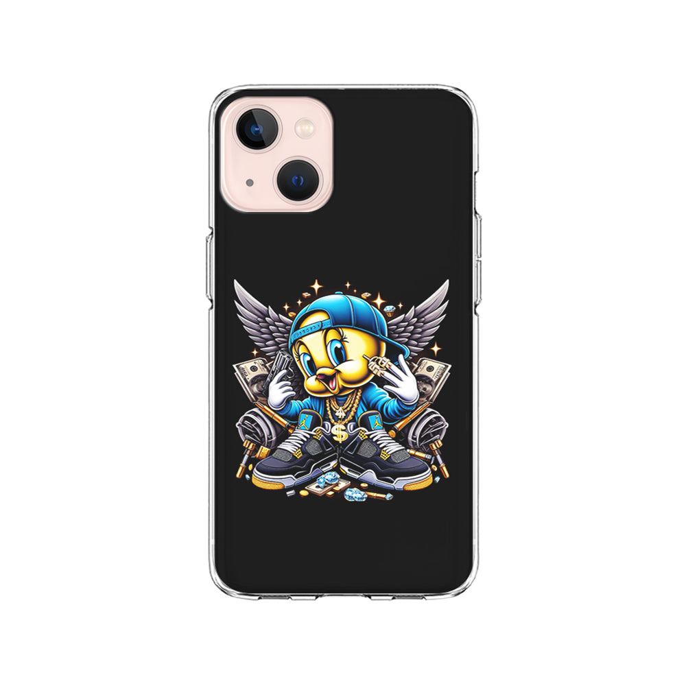 Tweety Bird Rich iPhone 15 Plus Case