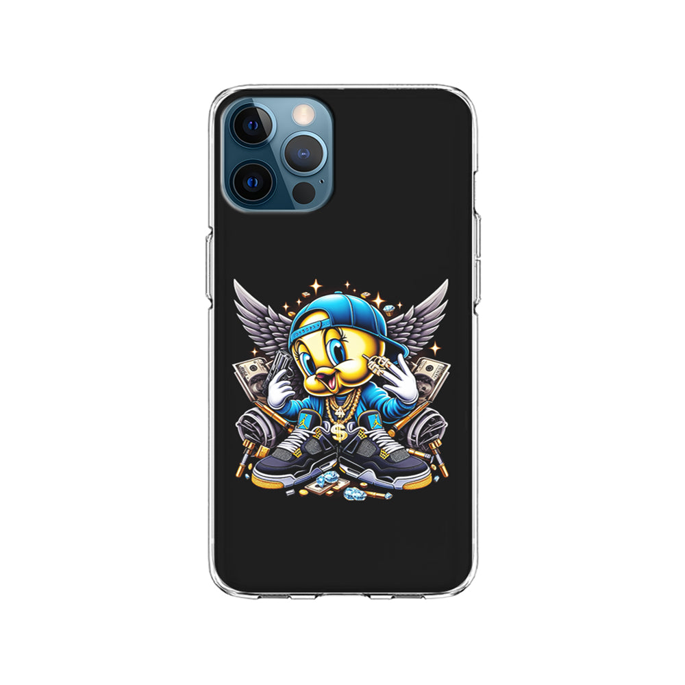 Tweety Bird Rich iPhone 14 Pro Case