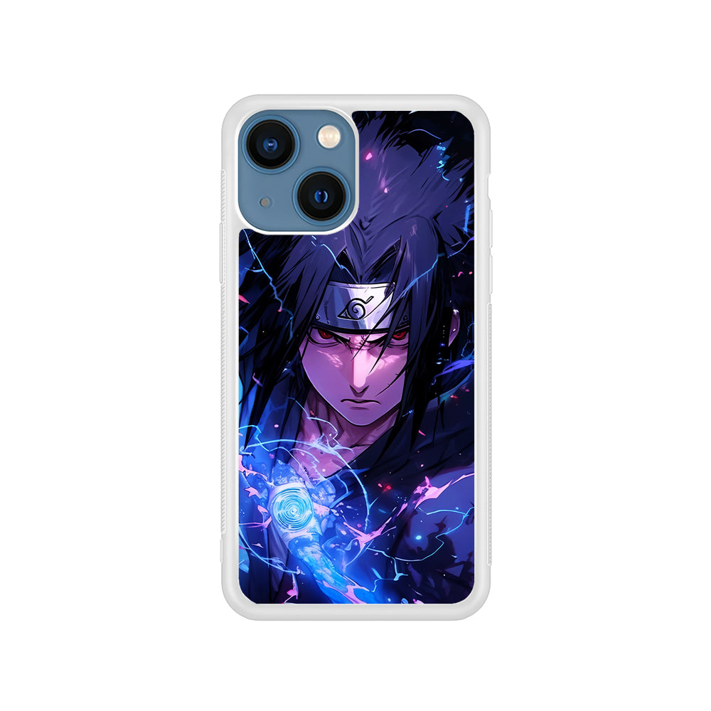 Uchiha Sasuke Serious mode iPhone 15 Plus Case