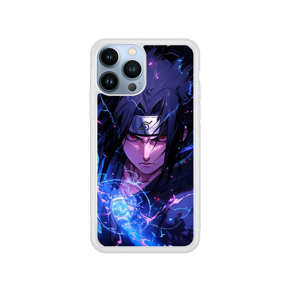 Uchiha Sasuke Serious mode iPhone 14 Pro Case