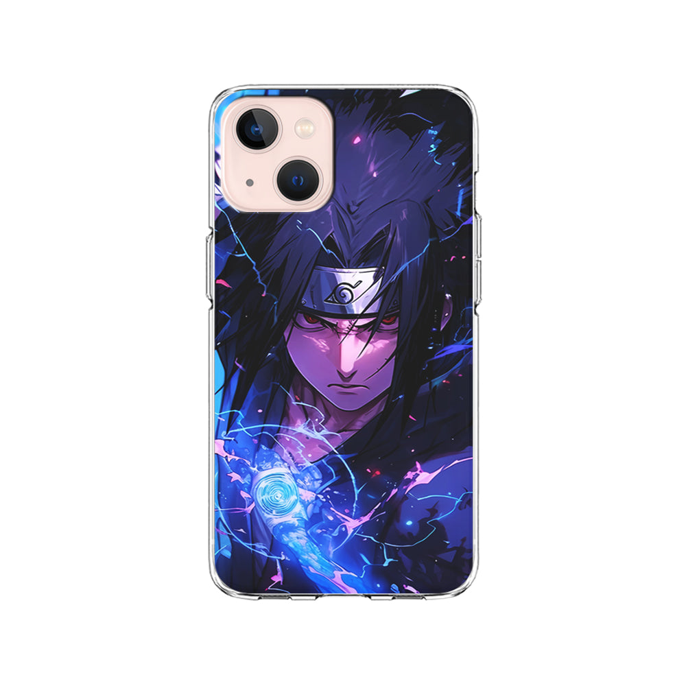 Uchiha Sasuke Serious mode iPhone 15 Plus Case