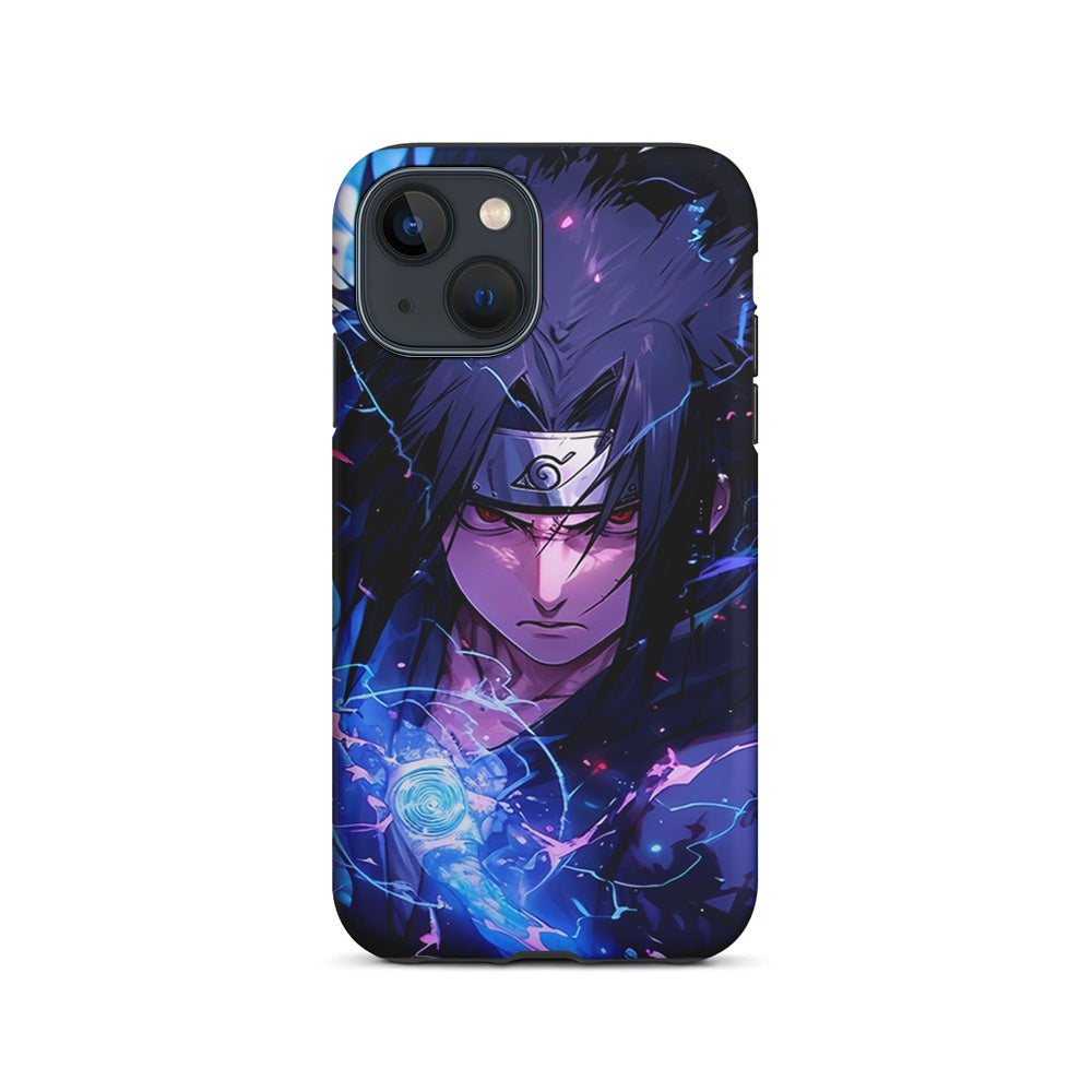 Uchiha Sasuke Serious mode iPhone 15 Plus Case