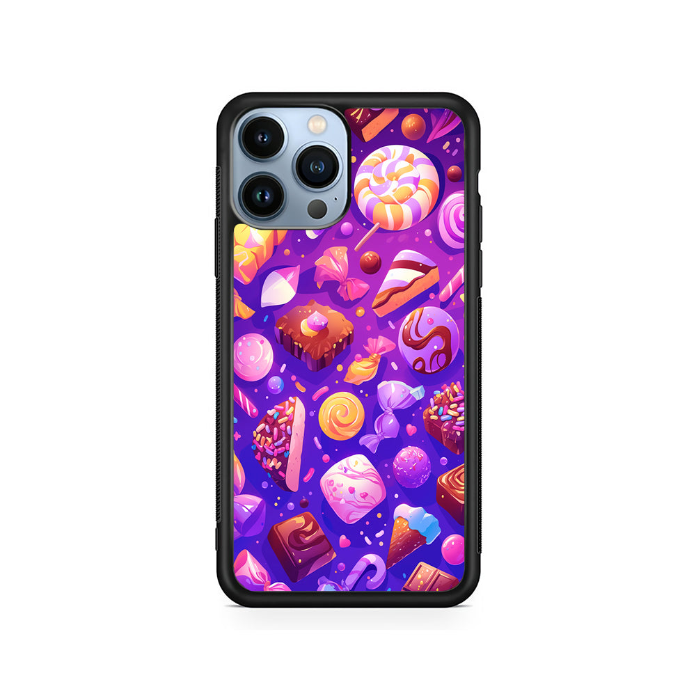 Various Kinds of Sweets and Candies iPhone 14 Pro Case