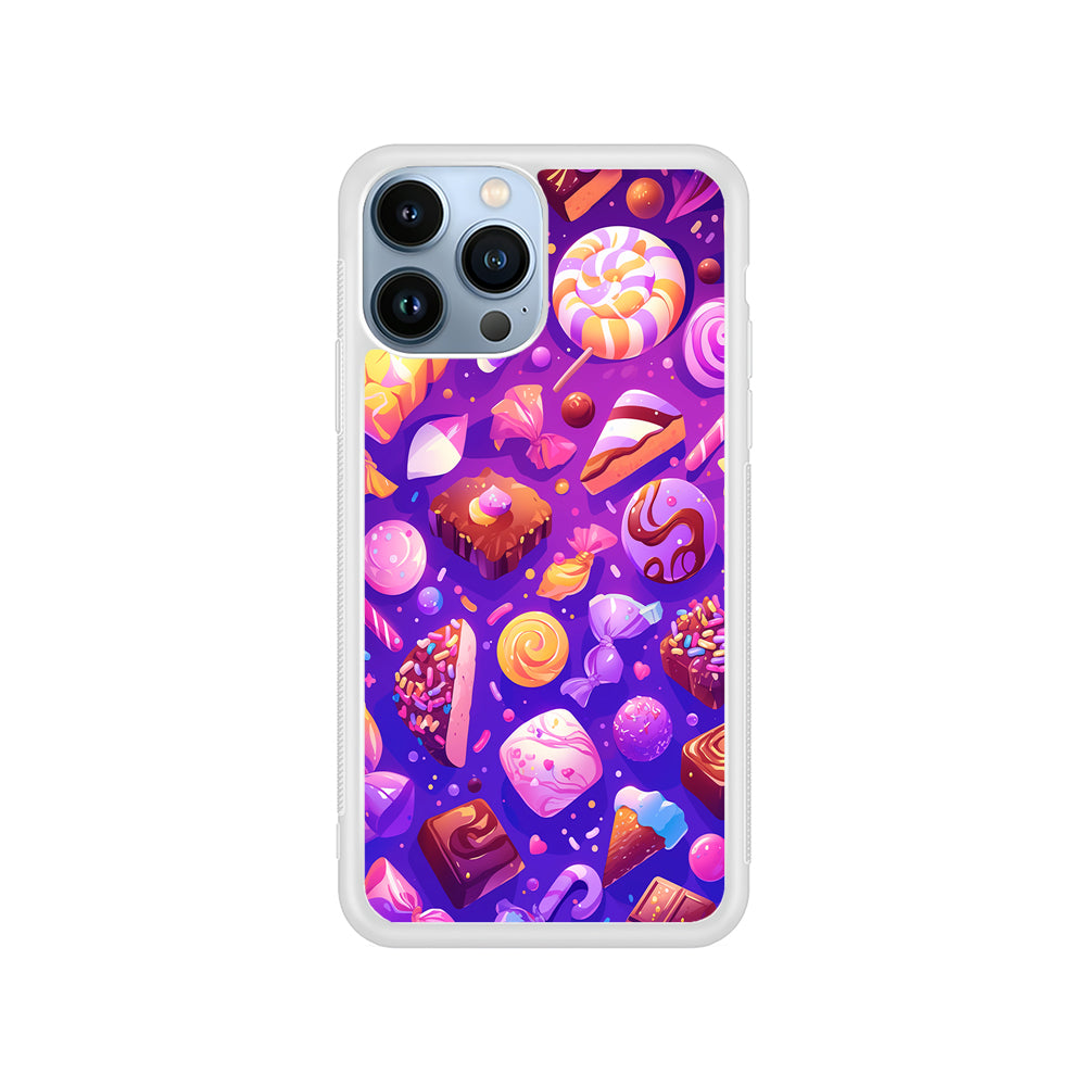 Various Kinds of Sweets and Candies iPhone 14 Pro Case