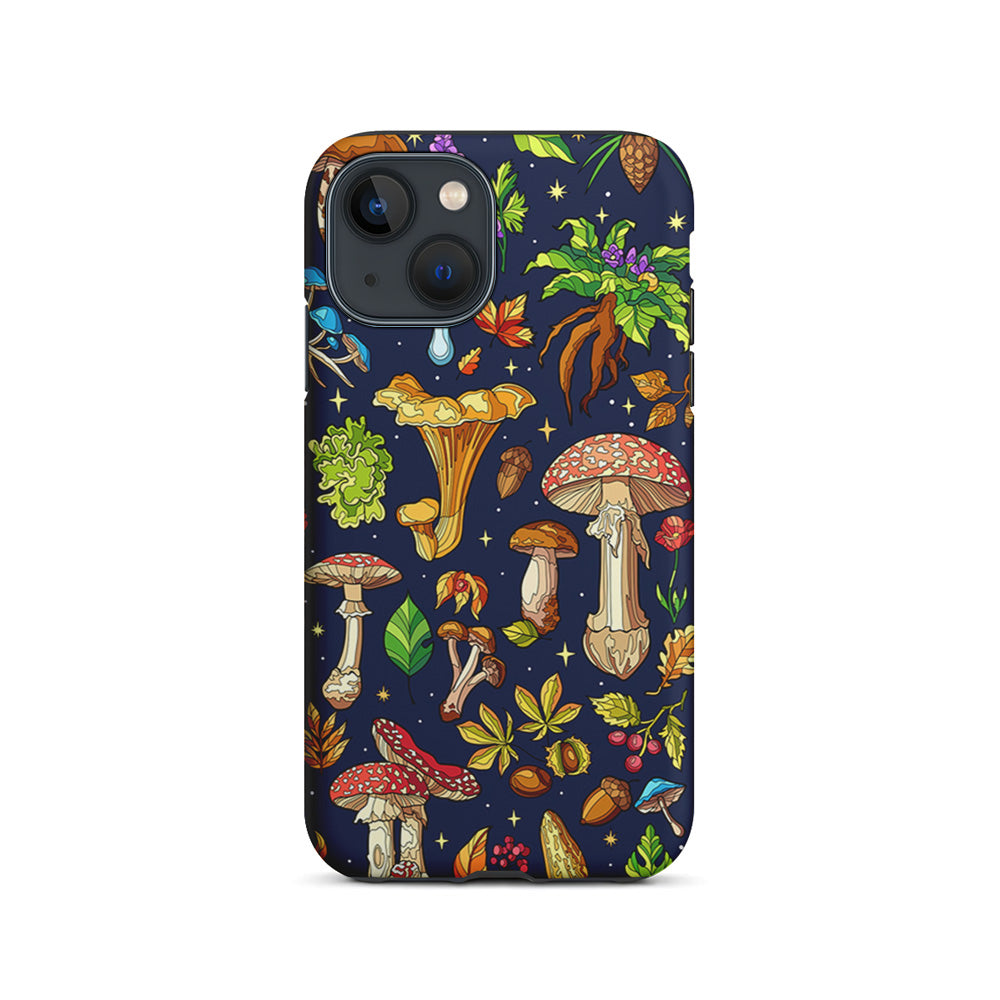 Various Mushrooms Autumn iPhone 15 Plus Case