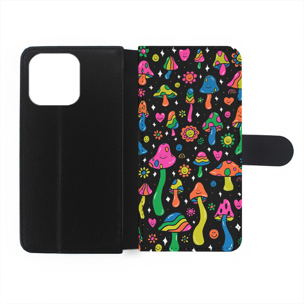 Various Mushrooms Smile Colorful iPhone 14 Case