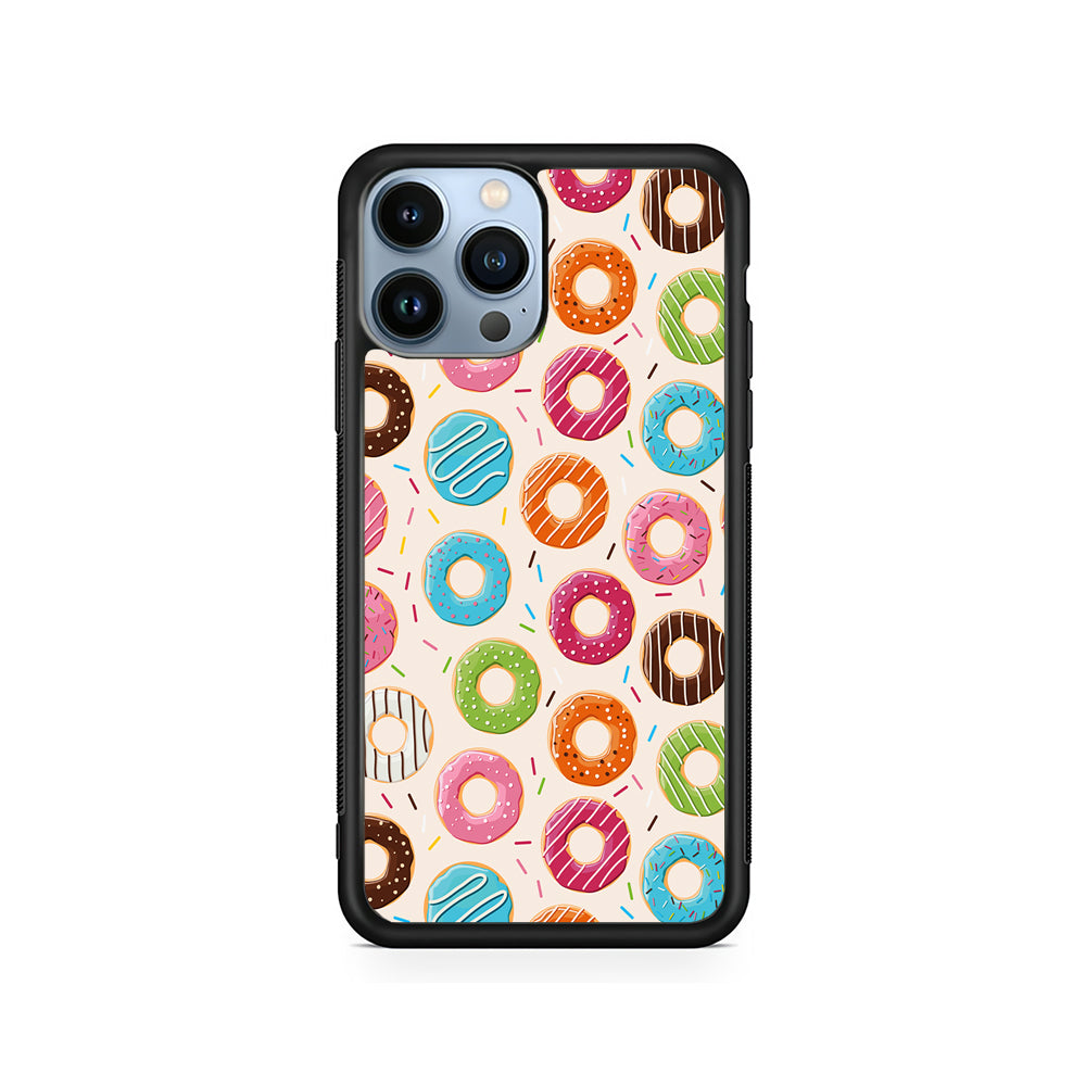 Various Sweet Cute Donuts iPhone 14 Pro Case