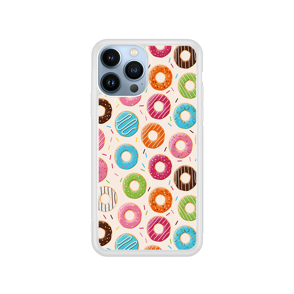 Various Sweet Cute Donuts iPhone 14 Pro Case