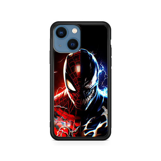 Venom X Spiderman Character iPhone 15 Plus Case