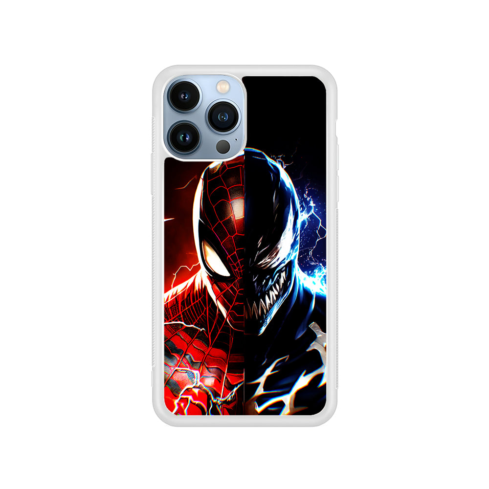 Venom X Spiderman Character iPhone 14 Pro Case