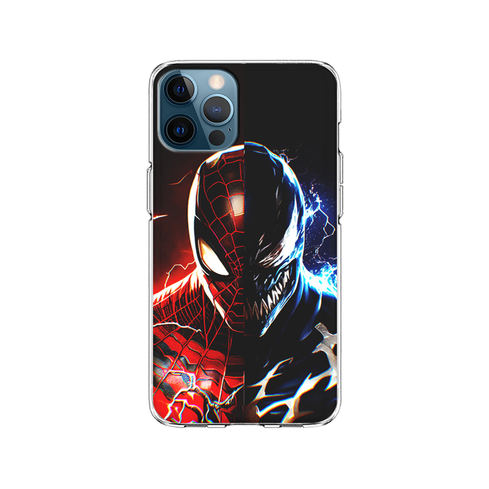 Venom X Spiderman Character iPhone 14 Pro Case